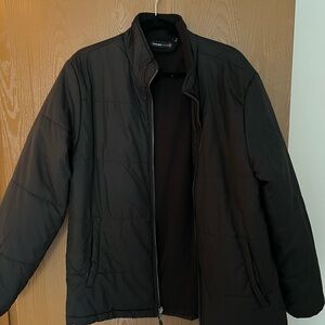 Swiss Tech Men's Black Puffer Jacket